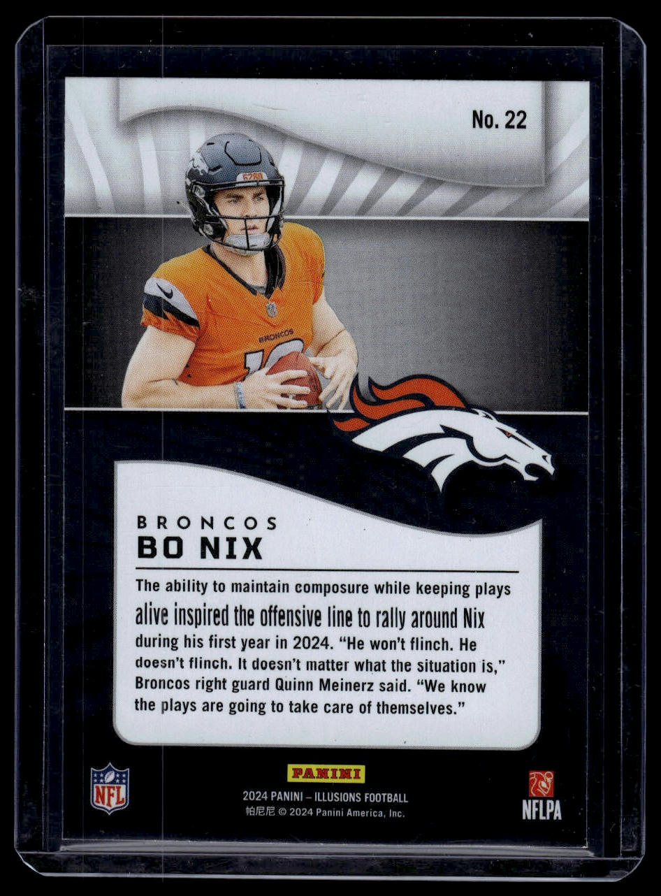 2024 Panini Illusions #22 Bo Nix Retail