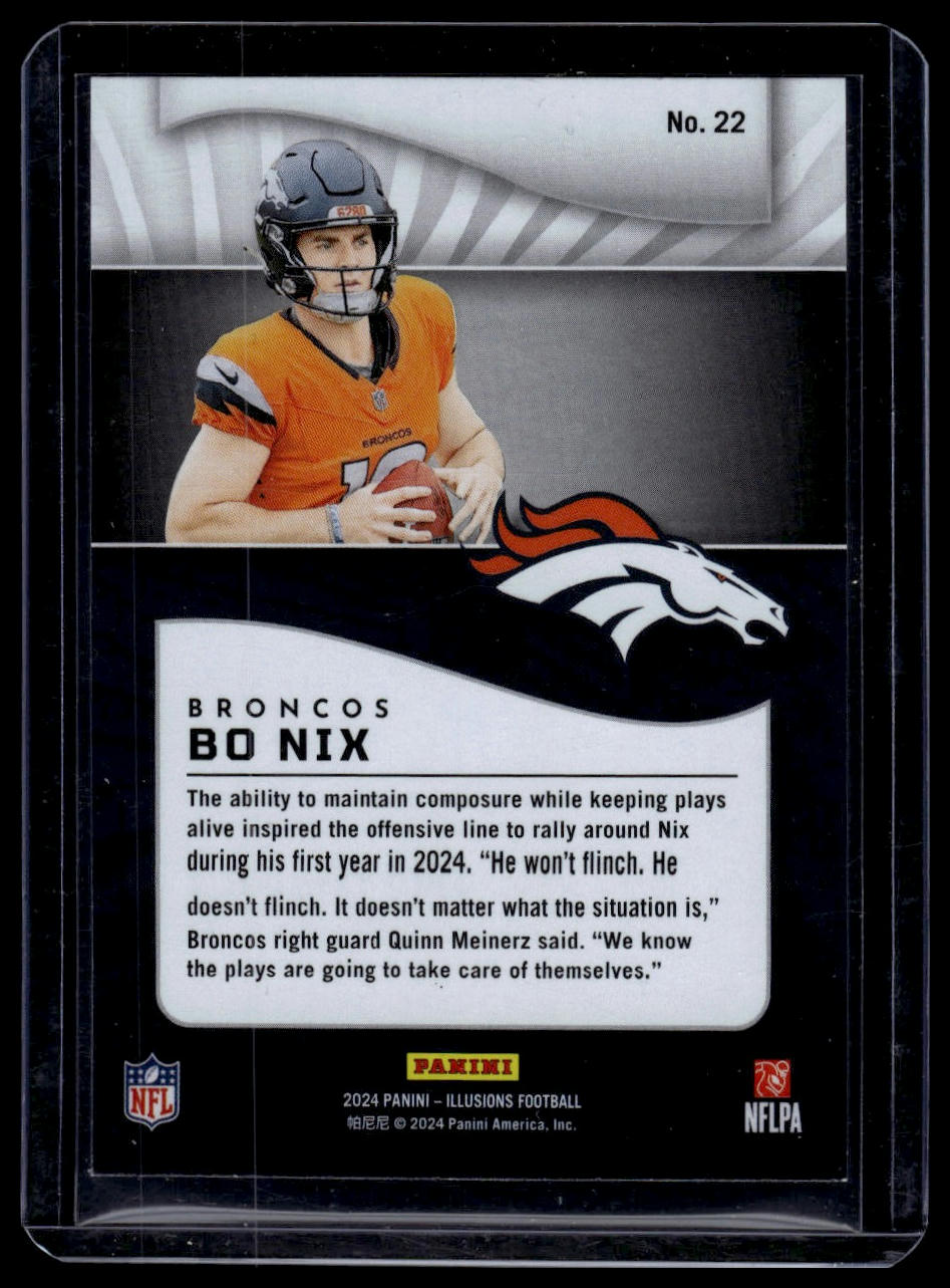 2024 Panini Illusions #22 Bo Nix Retail