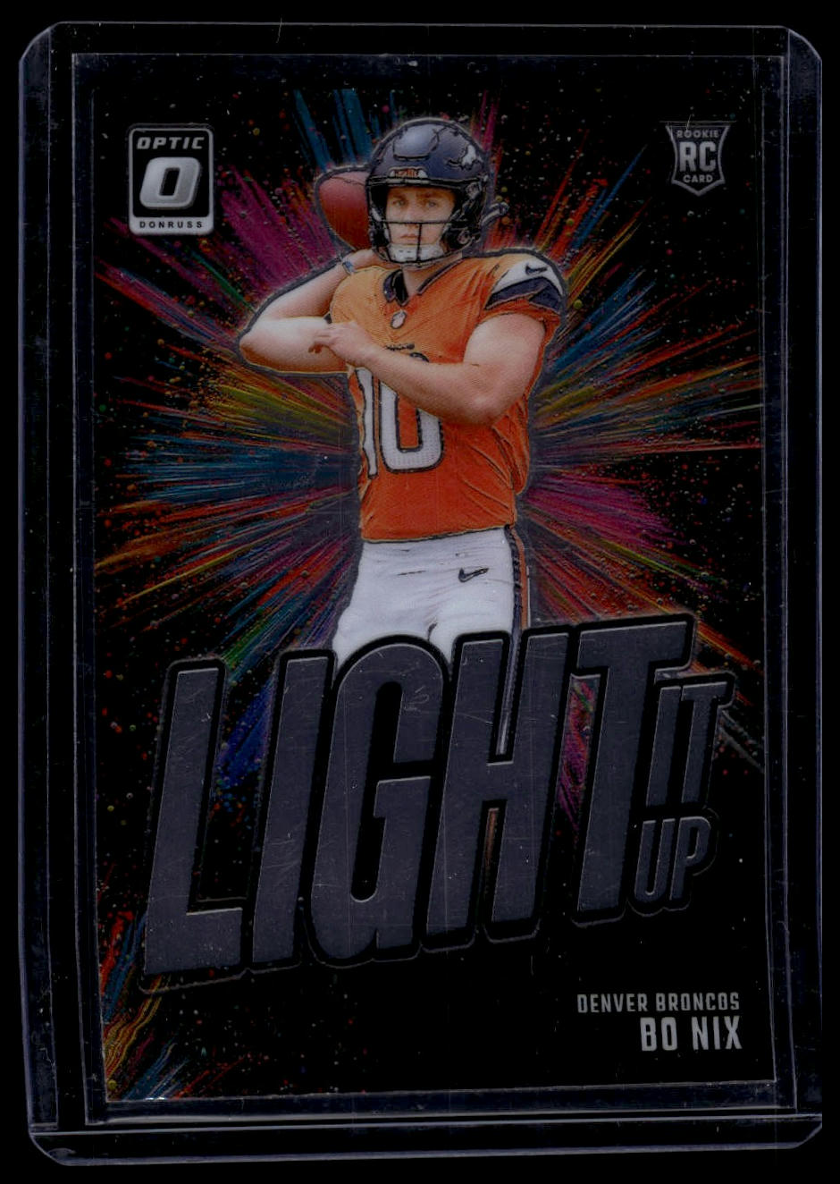 2024 Donruss Optic #6 Bo Nix Light It Up