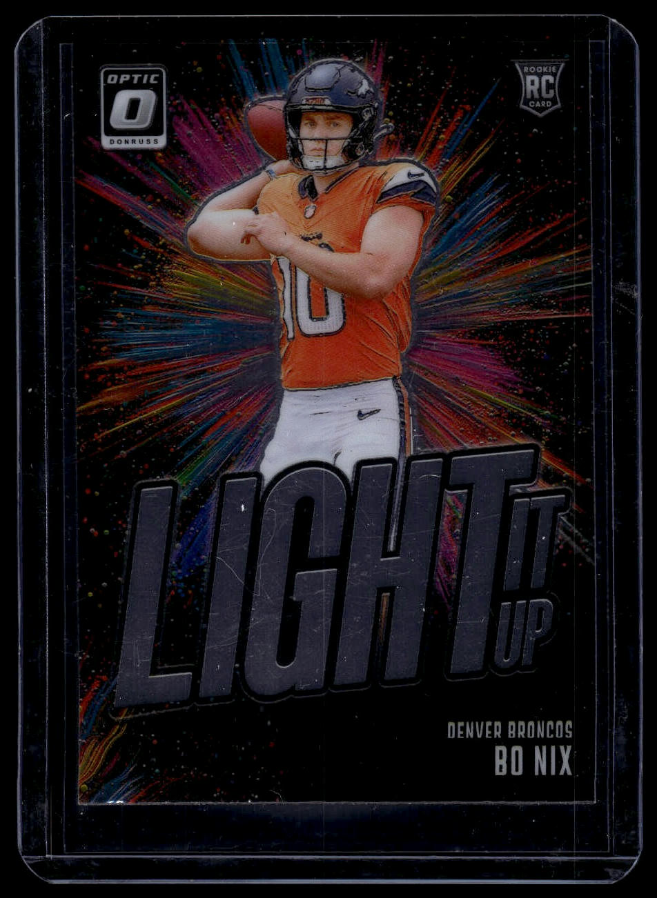 2024 Donruss Optic #6 Bo Nix Light It Up
