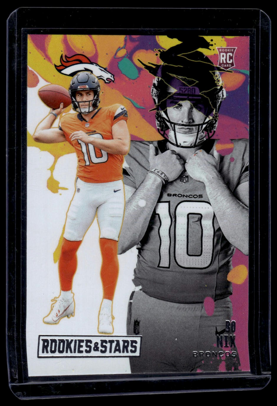 2024 Panini Rookies & Stars #RE-BNX Bo Nix Rookie Exclusive