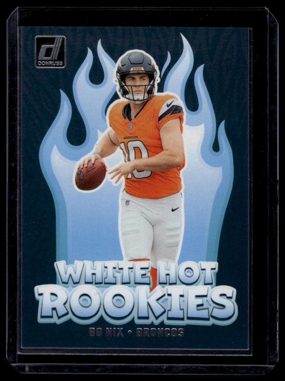 2024 Donruss #WH9 Bo Nix White Hot Rookies