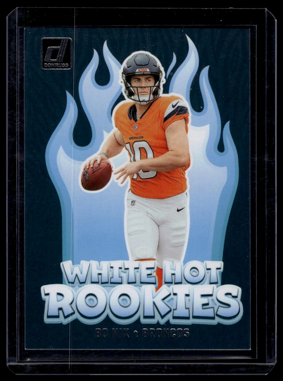 2024 Donruss #WH9 Bo Nix White Hot Rookies