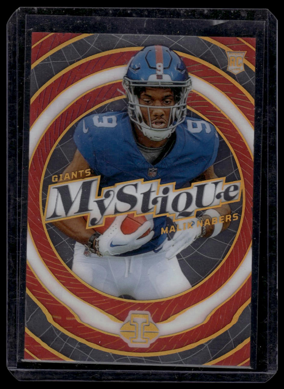 2024 Panini Illusions #5 Malik Nabers Mystique Red #/199
