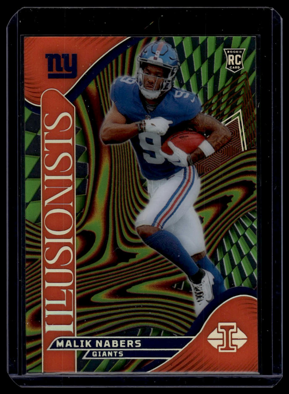 2024 Panini Illusions #6 Malik Nabers Illusionists Orange