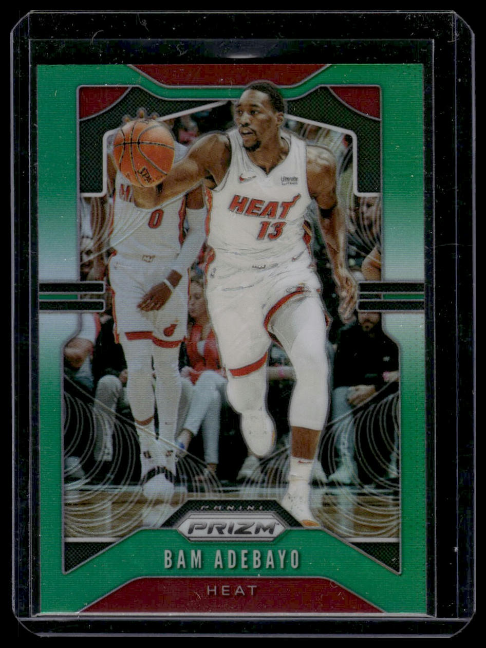 2019-20 Panini Prizm #144 Bam Adebayo Prizms Green