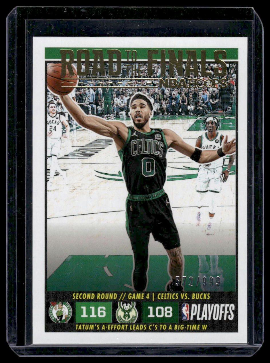 2022-23 Hoops #58 Jayson Tatum Road to the Finals / NBA Championship #/999