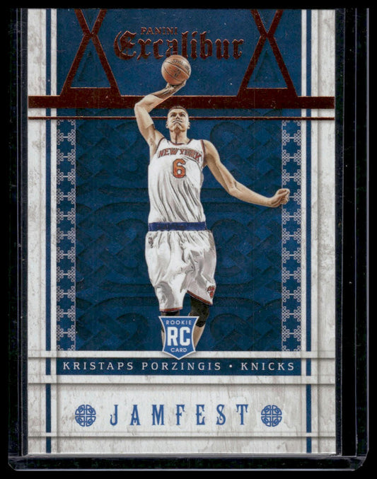 2015-16 Panini Excalibur #8 Kristaps Porzingis Jamfest
