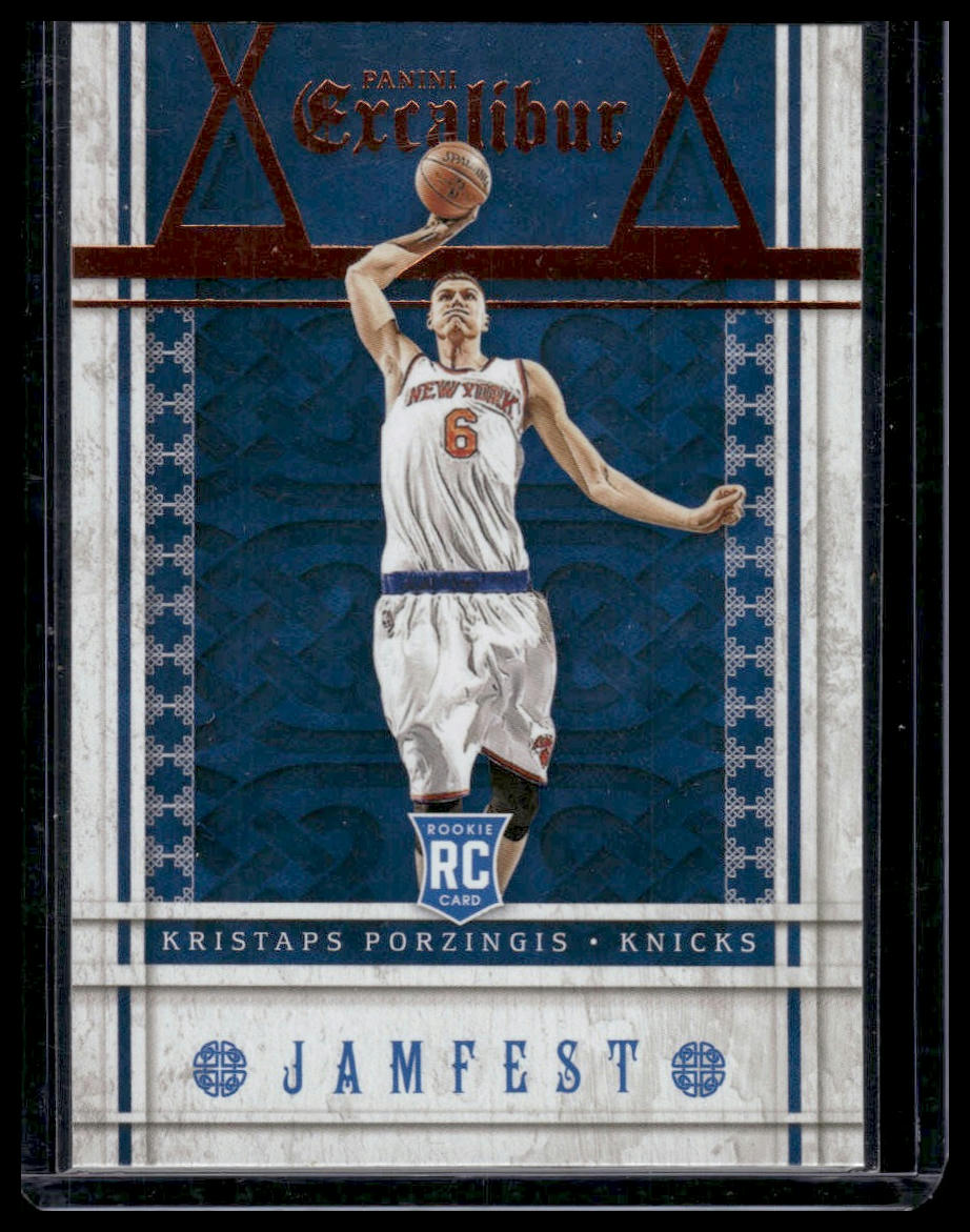 2015-16 Panini Excalibur #8 Kristaps Porzingis Jamfest