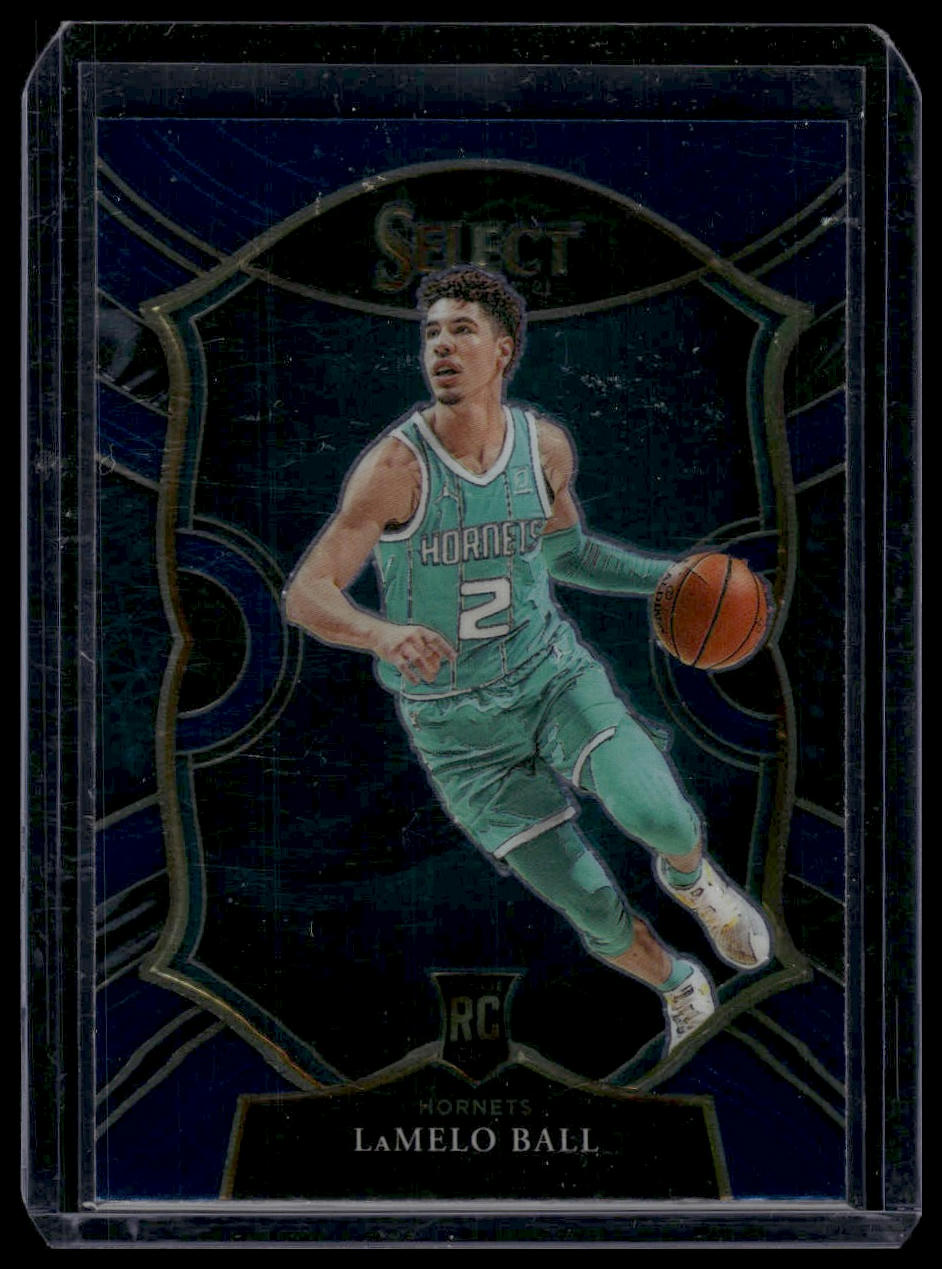 2020-21 Panini Select #63 LaMelo Ball Blue
