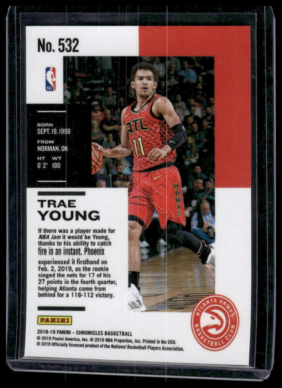 2018-19 Panini Chronicles #532 Trae Young