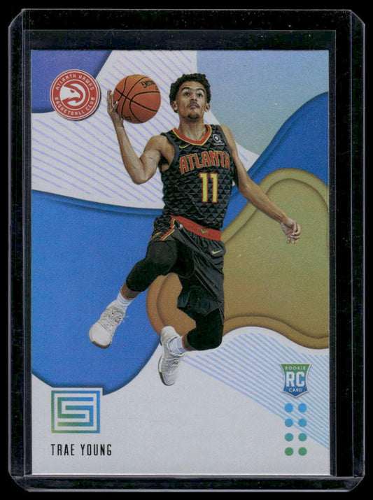 2018-19 Panini Status #192 Trae Young Blue