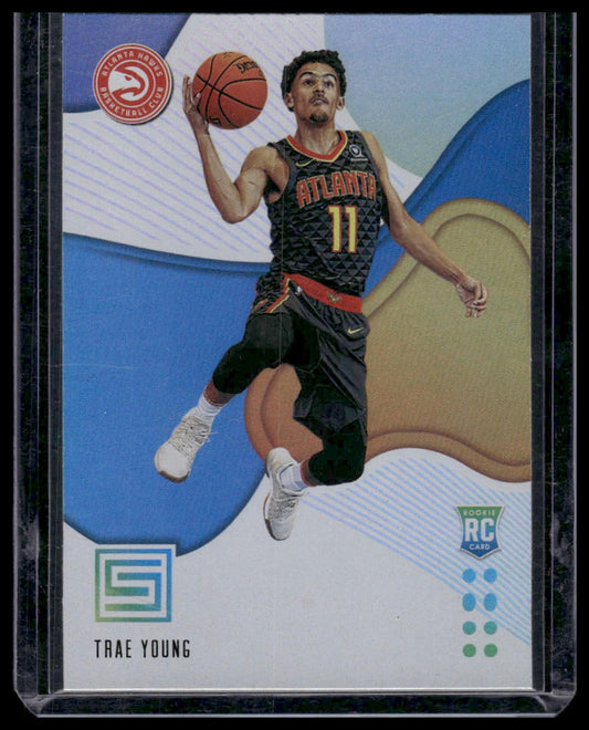 2018-19 Panini Status #192 Trae Young Blue