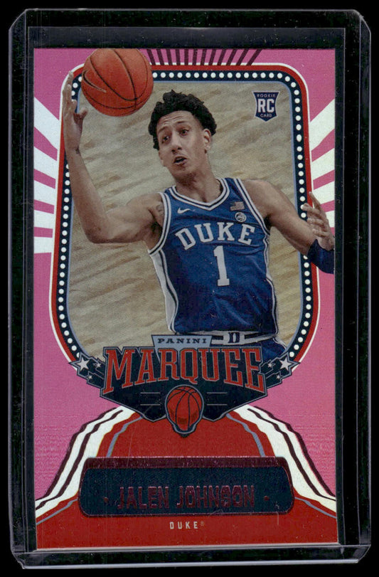 2021 Panini Chronicles Draft Picks #153 Jalen Johnson Pink