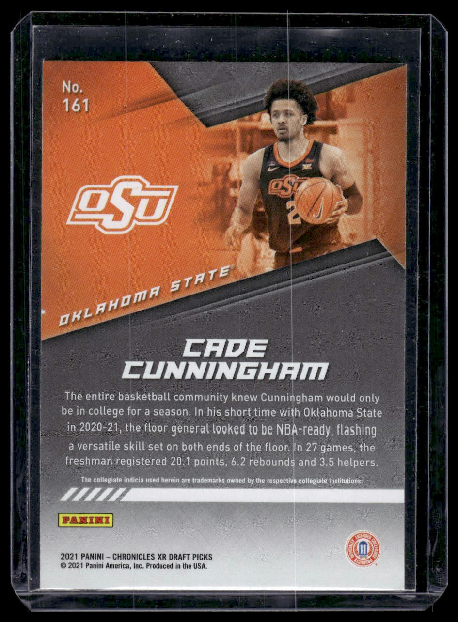 2021 Panini Chronicles Draft Picks #161 Cade Cunningham