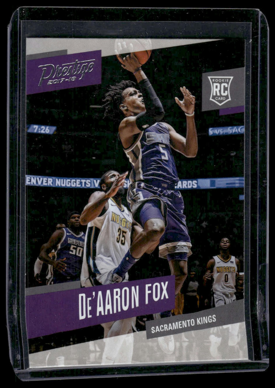 2017-18 Panini Prestige #155 De'Aaron Fox
