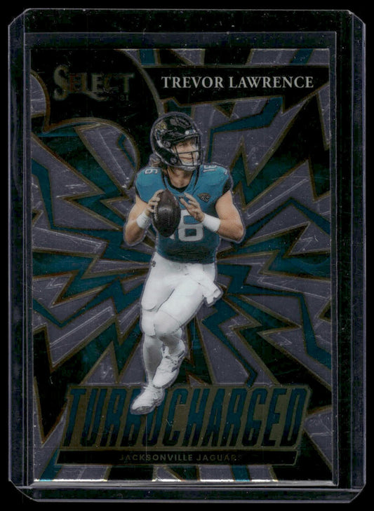 2021 Panini Select #TUR-1 Trevor Lawrence Turbocharged