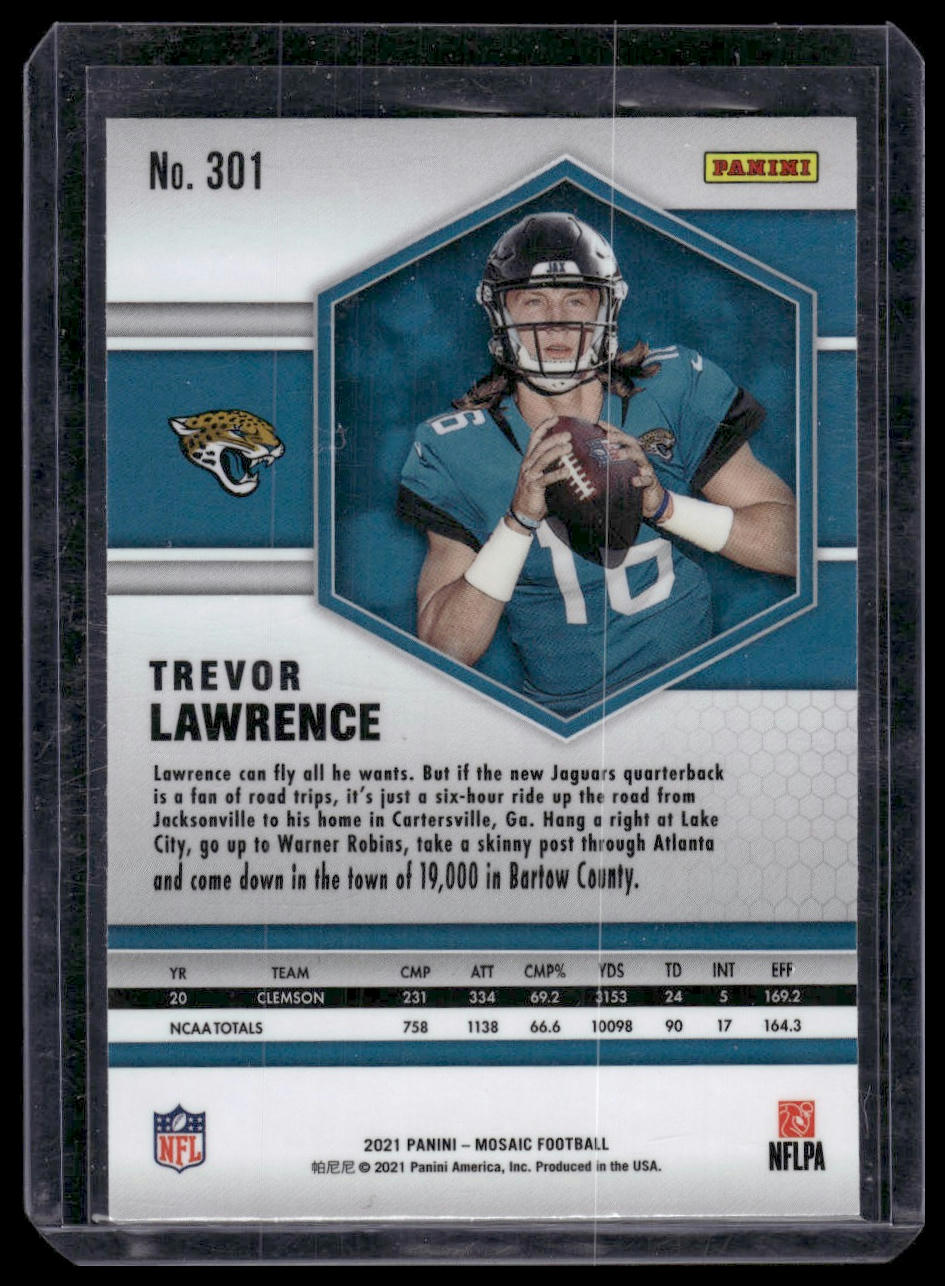 2021 Panini Mosaic #301 Trevor Lawrence