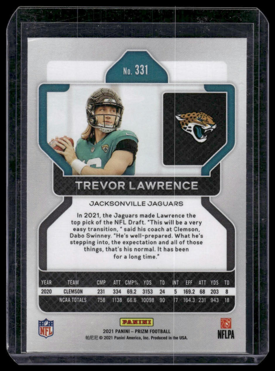 2021 Panini Prizm #331 Trevor Lawrence