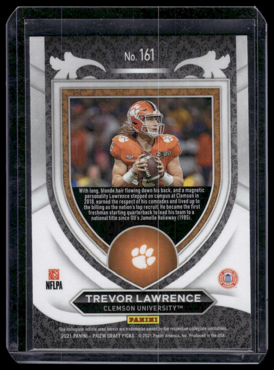 2021 Panini Prizm Draft Picks Collegiate #161 Trevor Lawrence