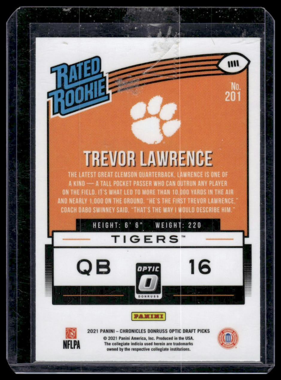 2021 Panini Chronicles Draft Picks #201 Trevor Lawrence