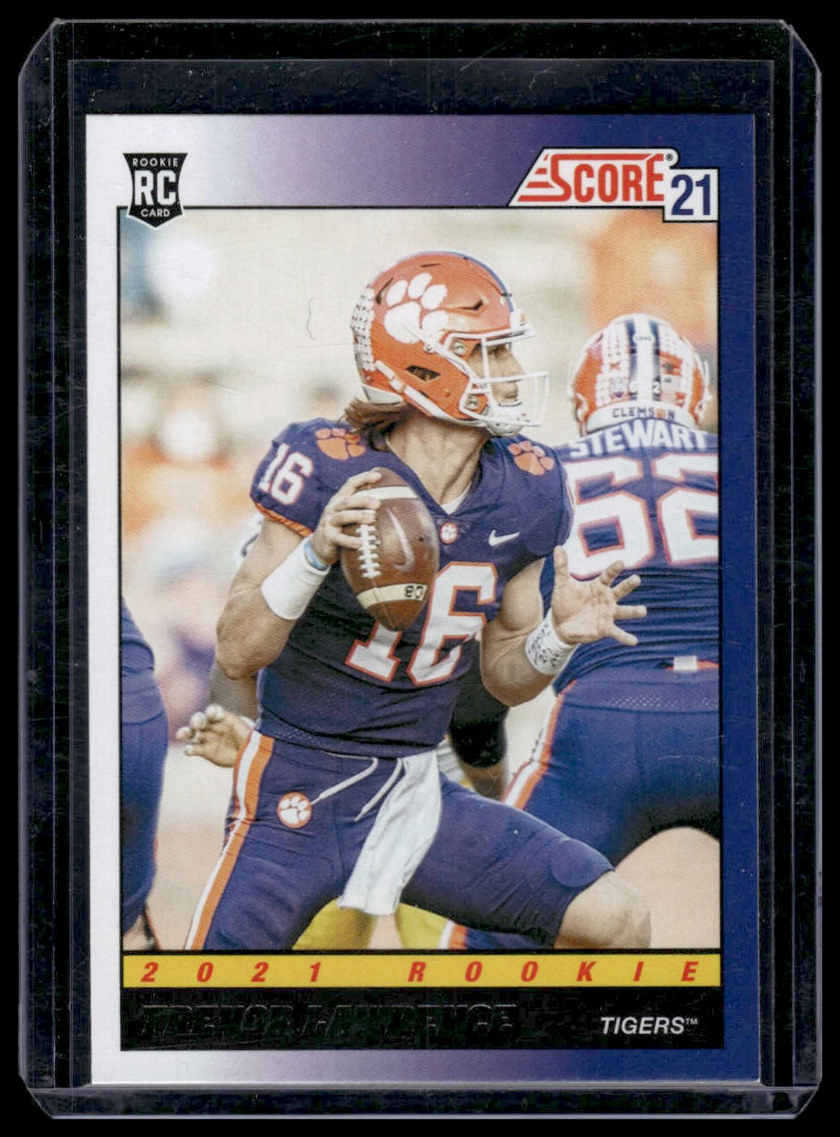 2021 Score #TB1 Trevor Lawrence 1991 Throwback