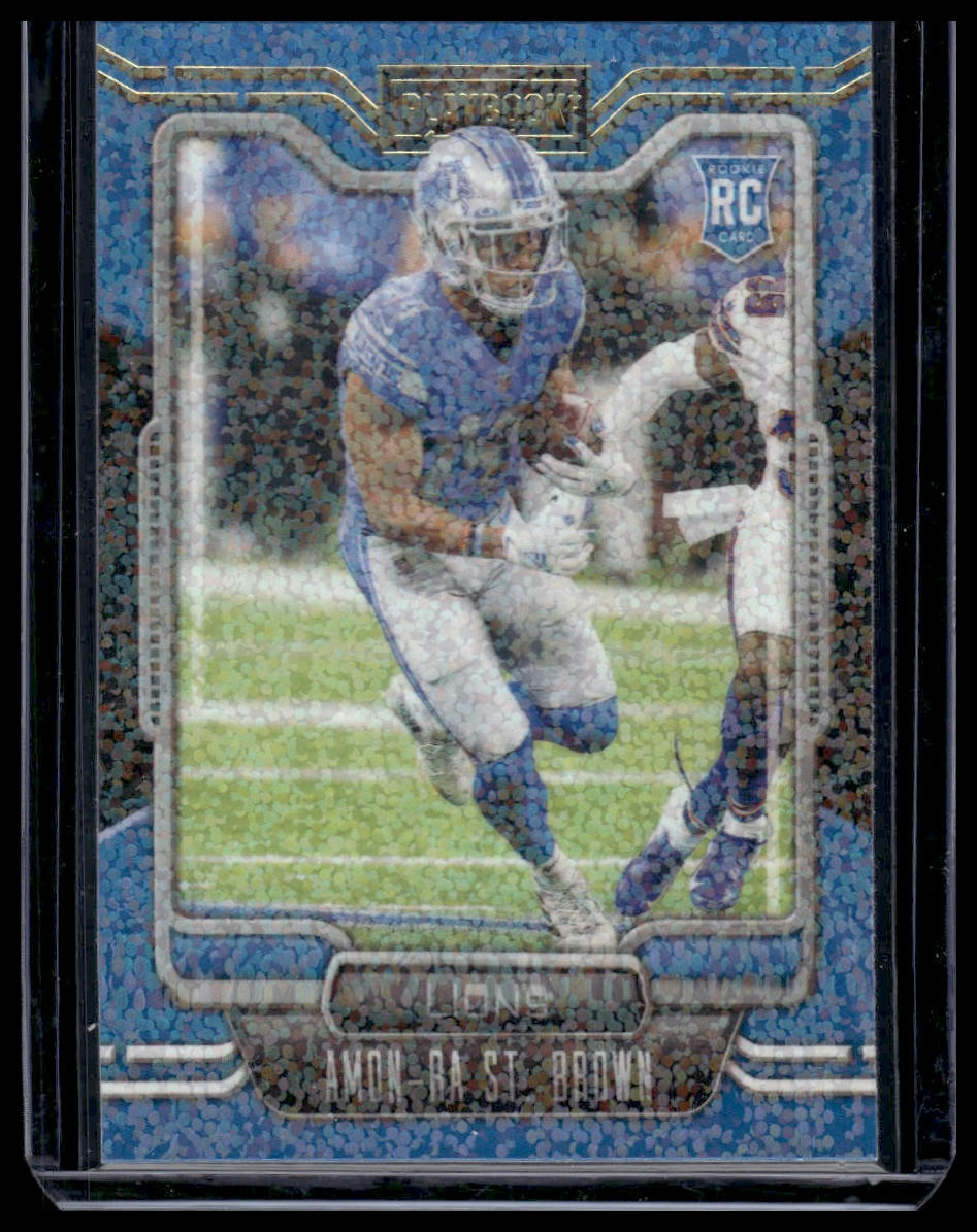 2021 Panini Playbook #131 Amon-Ra St. Brown Mosaic