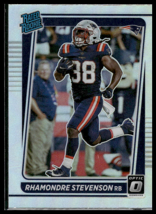 2021 Donruss Optic #237 Rhamondre Stevenson Holo