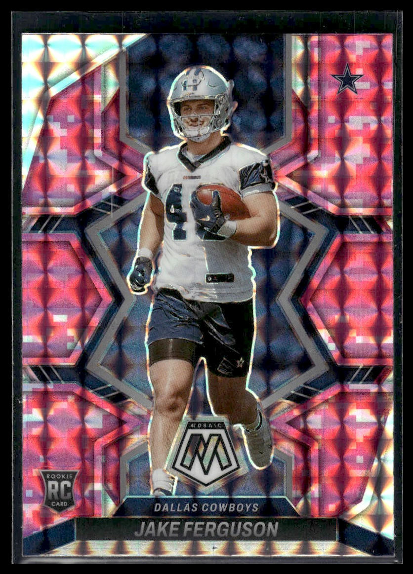 2022 Panini Mosaic #364 Jake Ferguson Mosaic Camo Pink