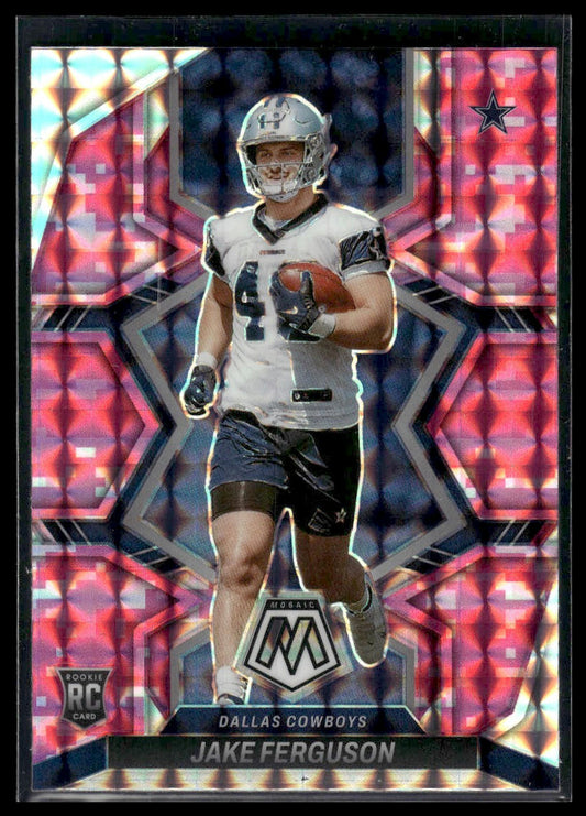 2022 Panini Mosaic #364 Jake Ferguson Mosaic Camo Pink