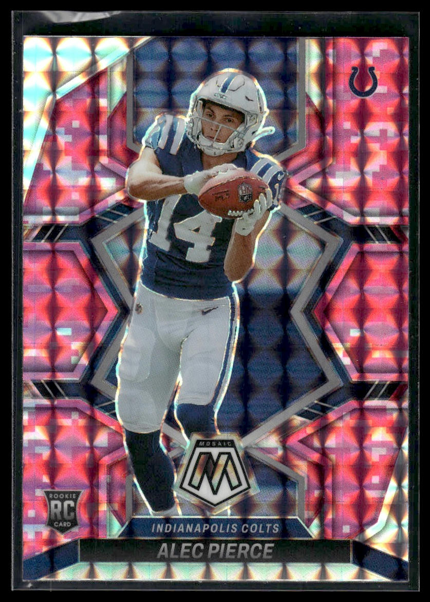 2022 Panini Mosaic #329 Alec Pierce Mosaic Camo Pink