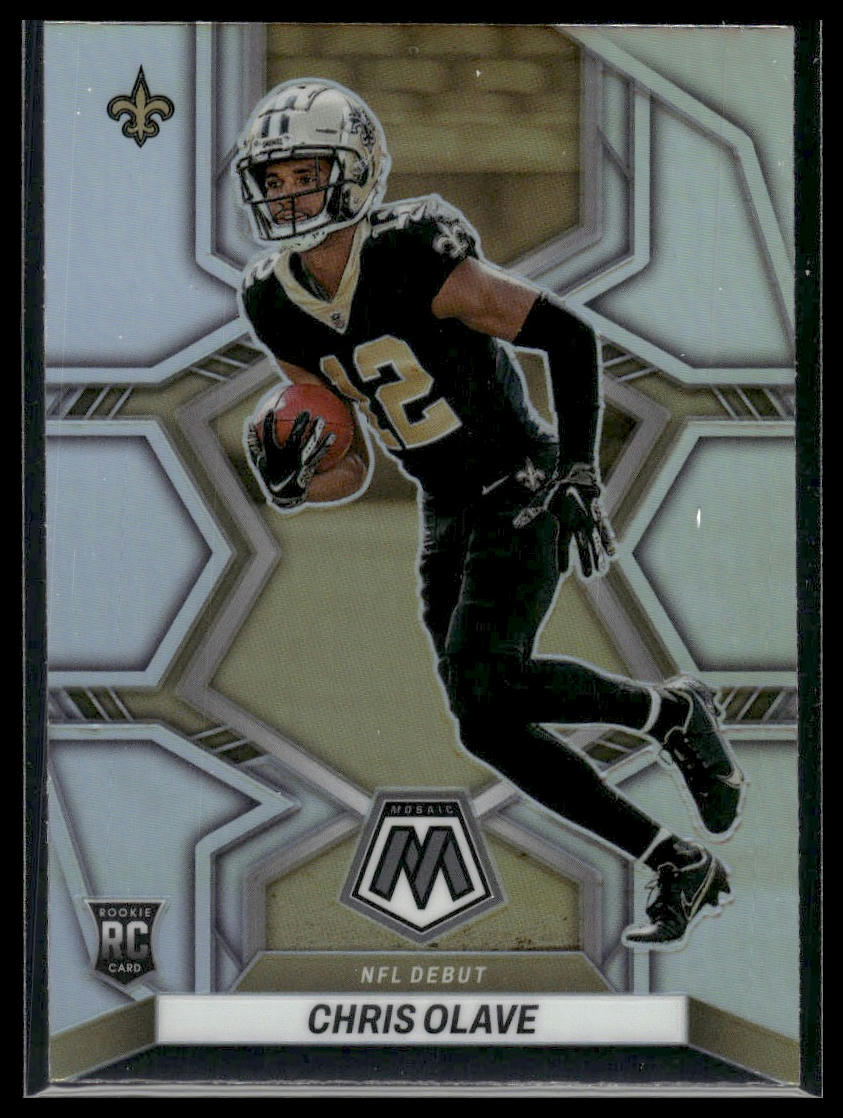 2022 Panini Mosaic #277 Chris Olave Silver