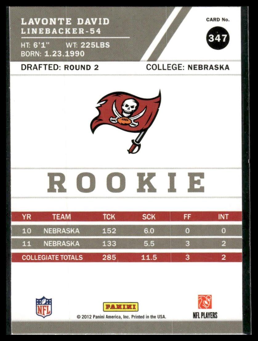 2012 Score #347 Lavonte David