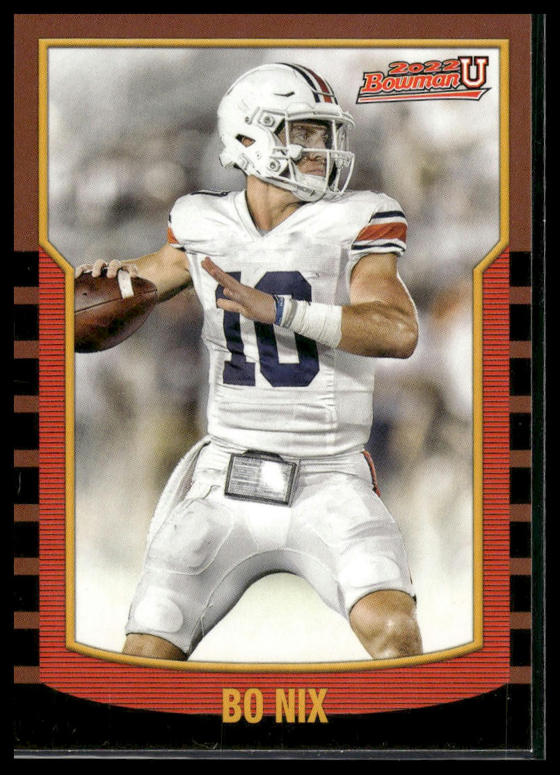2021-22 Bowman University #2KB-7 Bo Nix 2000 Bowman