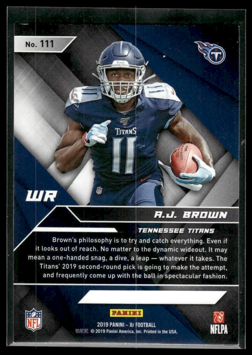 2019 Panini XR #111 A.J. Brown