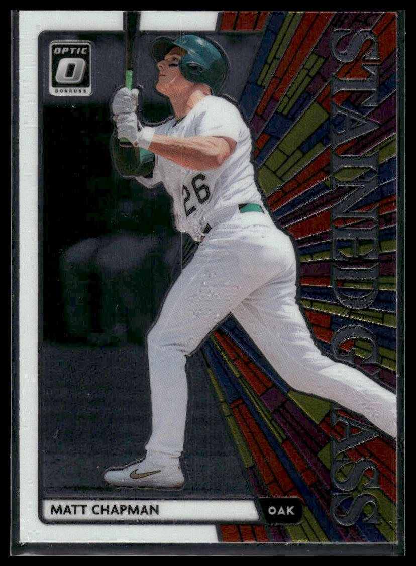 2020 Donruss Optic #SG-10 Matt Chapman Stained Glass