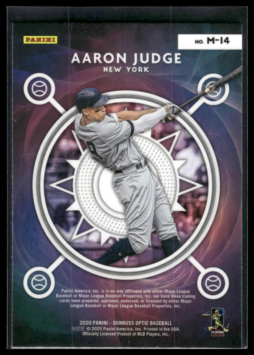 2020 Donruss Optic #M-14 Aaron Judge Mythical