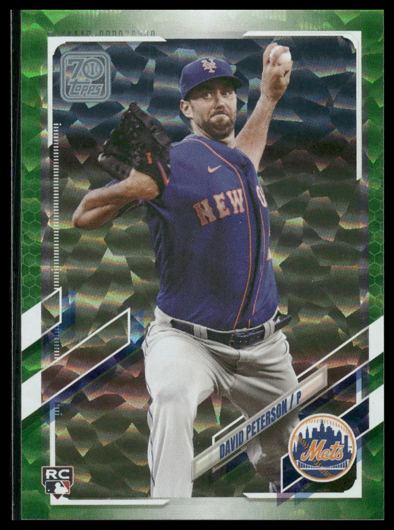 2021 Topps #78 David Peterson Green #/499