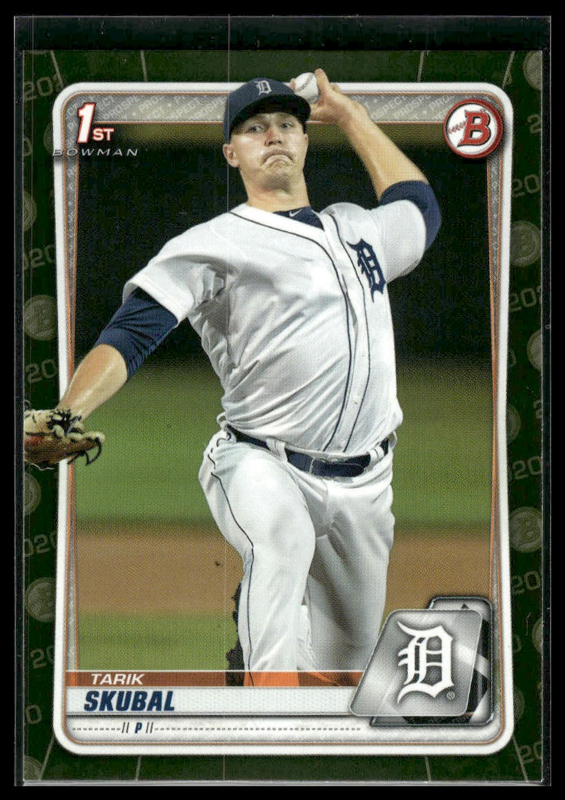 2020 Bowman #BP-108 Tarik Skubal Prospects Camo