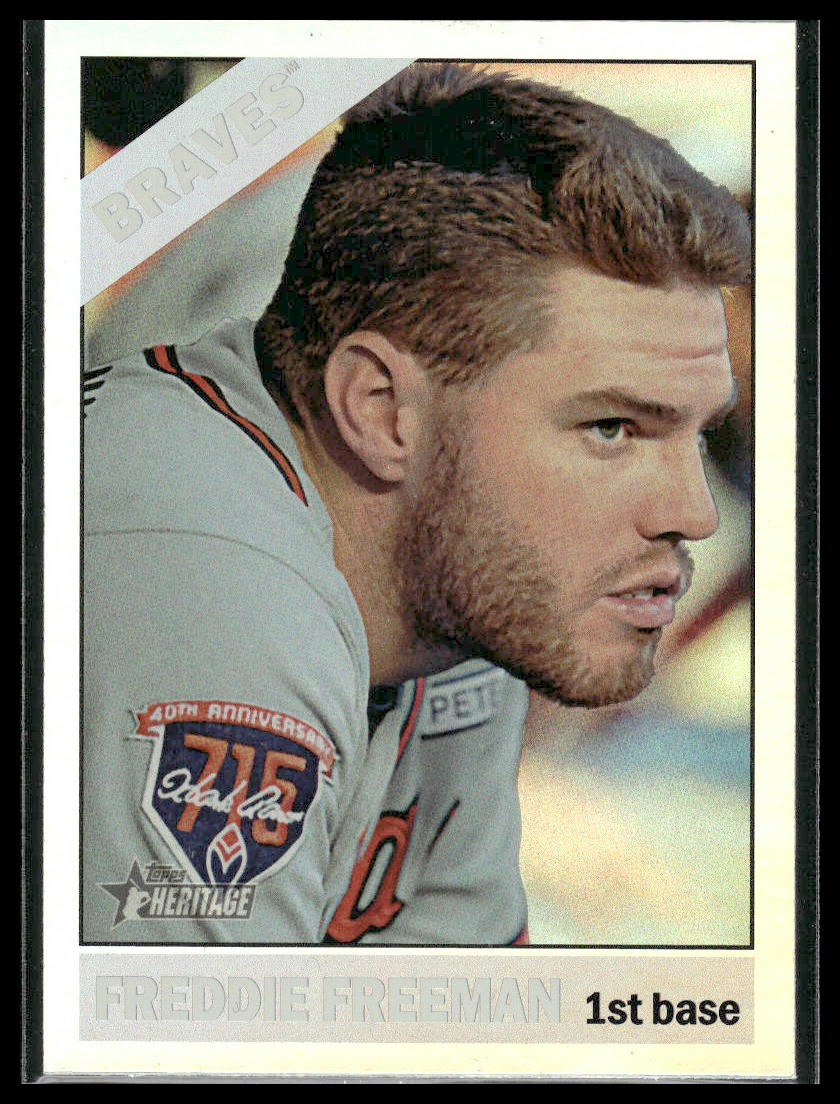 2015 Topps Heritage #THC-200 Freddie Freeman Chrome Retail Foil