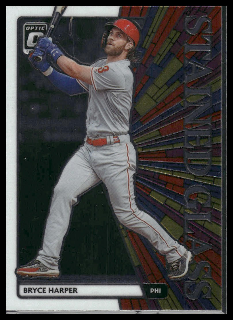 2020 Donruss Optic #SG-12 Bryce Harper Stained Glass