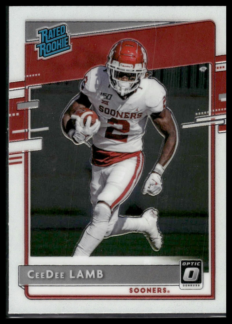 2020 Panini Chronicles Draft #5 CeeDee Lamb Optic Rated Rookies