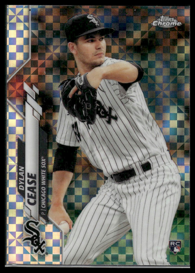 2020 Topps Chrome #43 Dylan Cease X-Fractor Refractor