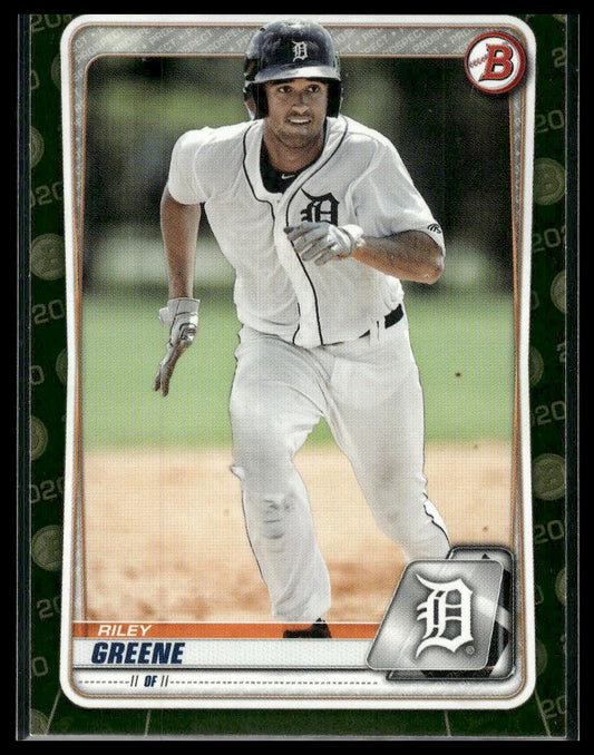 2020 Bowman #BP-122 Riley Greene Prospects Camo