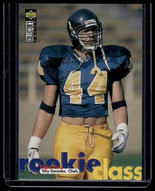 1997 Collector's Choice Kansas City Chiefs #KC8 Tony Gonzalez
