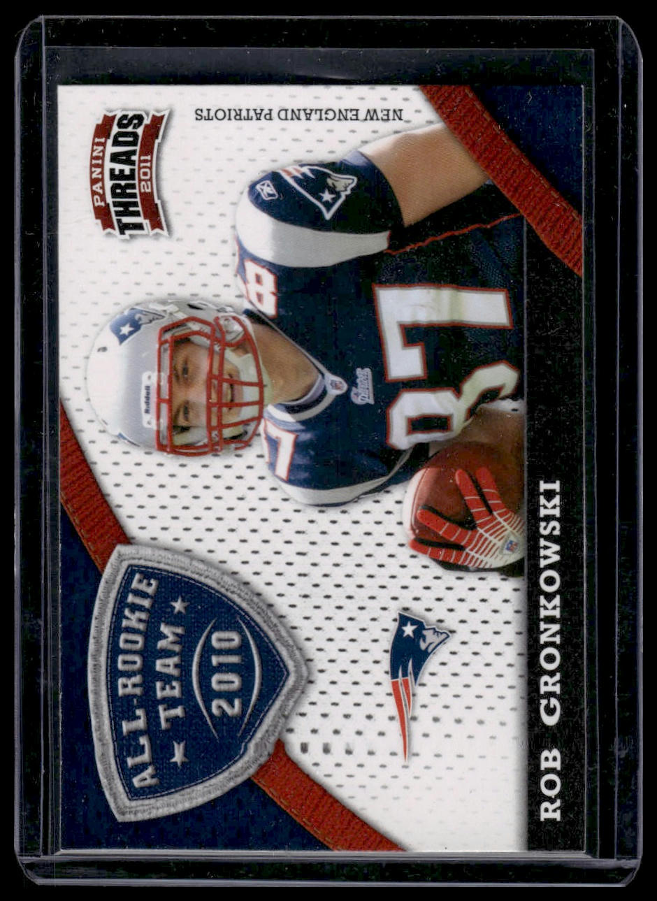 2011 Panini Threads #7 Rob Gronkowski 2010 All Rookie Team