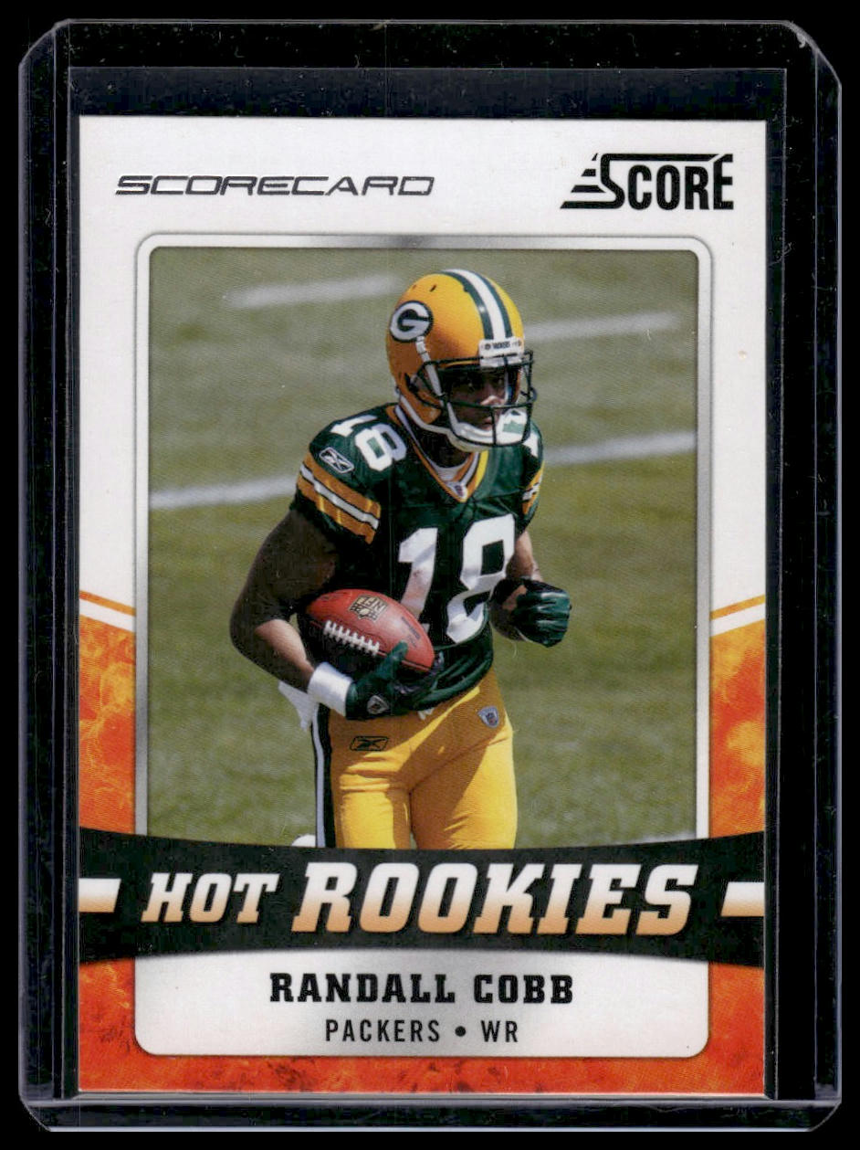 2011 Score #22 Randall Cobb Hot Rookies Scorecard
