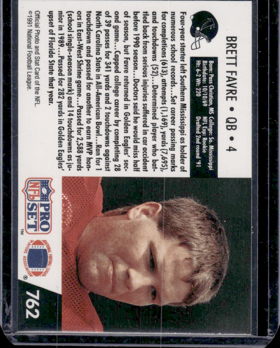 1991 Pro Set #762 Brett Favre