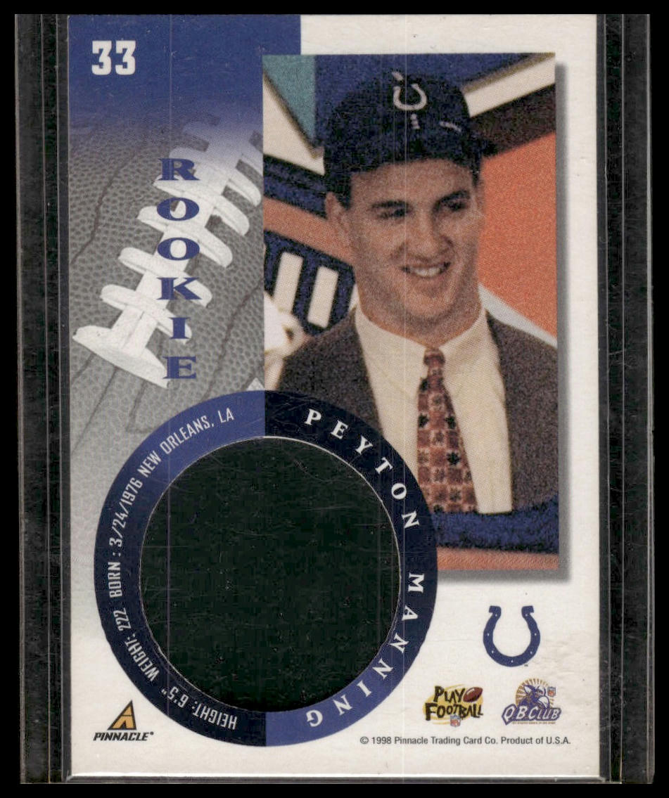1998 Pinnacle Mint #33 Peyton Manning