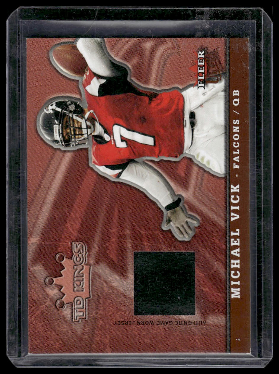 2005 Ultra #TK/MV Michael Vick TD Kings Jerseys Red